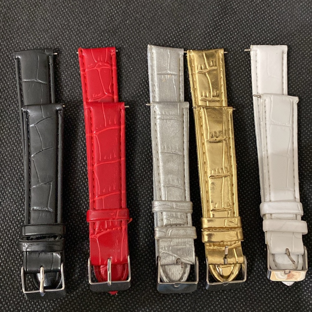 Unisex Alligator Watch Band - set of 5, brand new